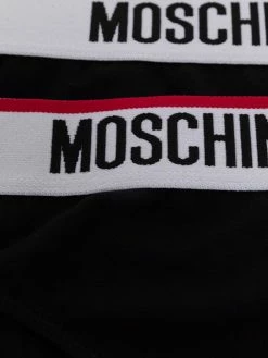 Moschino two-pack logo-tape briefs