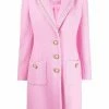 Moschino faux-pearl embellished coat