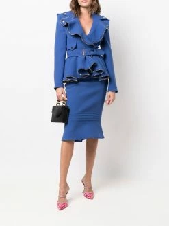 Moschino biker midi skirt