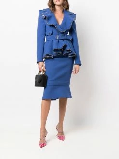 Moschino Couture biker crepe jacket