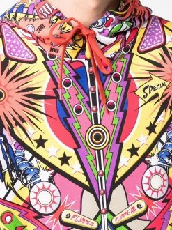 Moschino pinball graphic-print hoodie