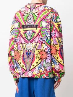 Moschino logo-print pinball style sweatshirt
