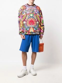 Moschino logo-print pinball style sweatshirt