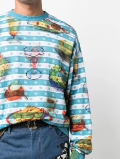 Budget ๐ฏ Moschino Striped star detail knit jumper ๐ 11 Moschino striped star-detail knit jumper