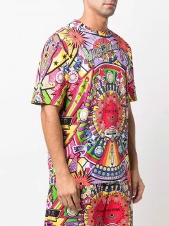 Moschino pinball logo print T-shirt