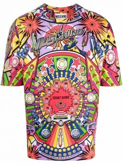Moschino pinball logo print T-shirt