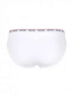 Moschino logo-waist cotton boxer briefs