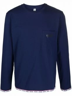 Moschino logo-print cotton pajamas set