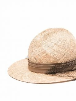 Moschino safari straw hat