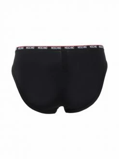 Moschino logo-waist briefs