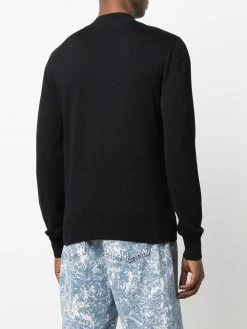 Moschino logo funnel-neck jumper