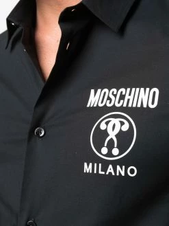 Moschino Milano logo-print shirt