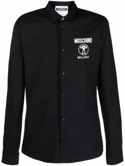 Moschino Milano logo-print shirt
