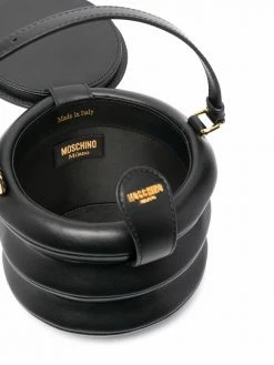 Moschino cylinder tote bag