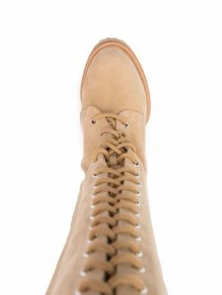 Moschino lace-up over-the-knee boots