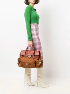 Moschino multi-pocket tote bag