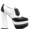 Moschino block-heel platform pumps