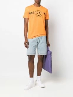 Moschino Smiley print cotton T-shirt
