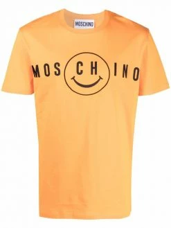 Moschino Smiley print cotton T-shirt