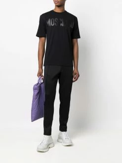 Moschino logo-print organic-cotton T-shirt