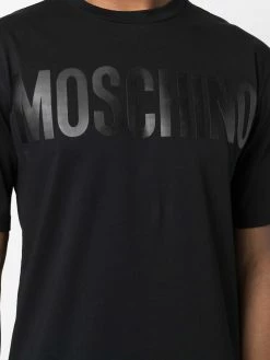 Moschino logo-print organic-cotton T-shirt