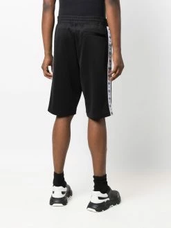 Moschino logo-tape track shorts