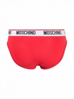 Moschino two-pack logo-waistband briefs