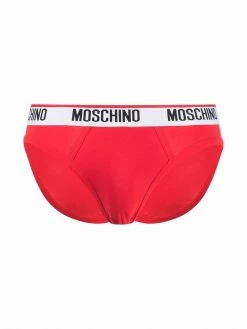 Moschino two-pack logo-waistband briefs