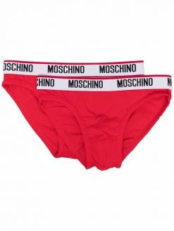 Moschino two-pack logo-waistband briefs