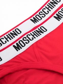 Moschino two-pack logo-waistband briefs