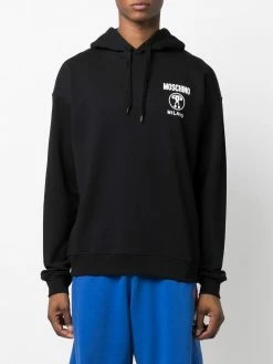 Moschino logo-printed hoodie