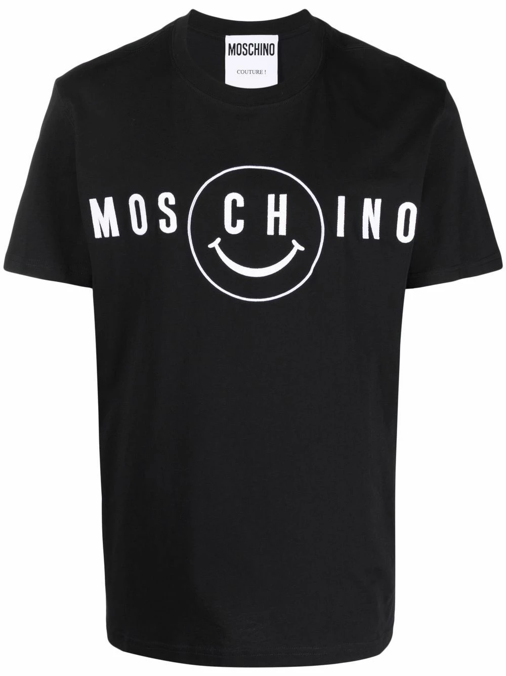 Hot Sale ๐คฉ Moschino Logo print smiley T ๐ shirt ๐ 3 Moschino logo-print smiley T-shirt