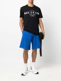 Hot Sale ๐คฉ Moschino Logo print smiley T ๐ shirt ๐ 8 Moschino logo-print smiley T-shirt