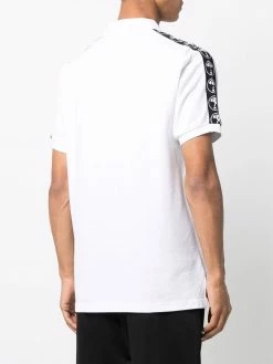 Moschino logo-tape cotton polo shirt