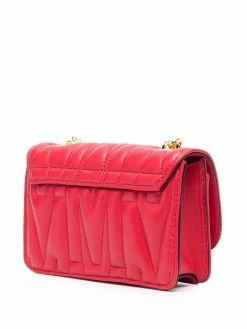 Moschino leather logo shoulder bag