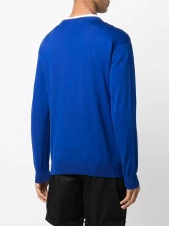 Moschino Teddy Bear intarsia crewneck jumper