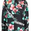Moschino floral-and-logo silk shirt