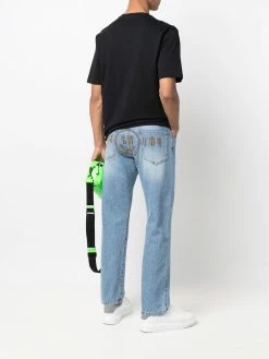 Moschino rear-logo straight jeans