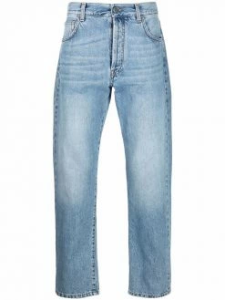 Moschino rear-logo straight jeans