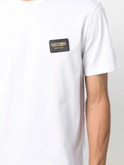 Moschino logo-patch crewneck T-shirt