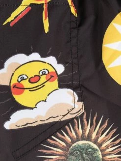 Moschino all-over print swim shorts